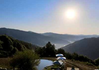 Vue sur la vallée