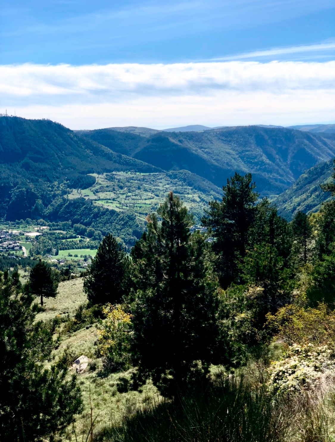 Causse de Mende vue Ispagnac